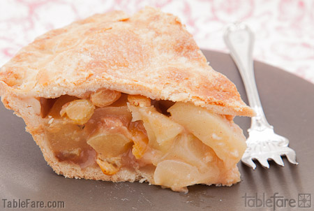 Recipe for Apple-Maple-Raisin Pie from TableFare
