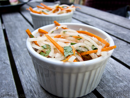 Recipe for Jicama-Carrot Slaw from TableFare