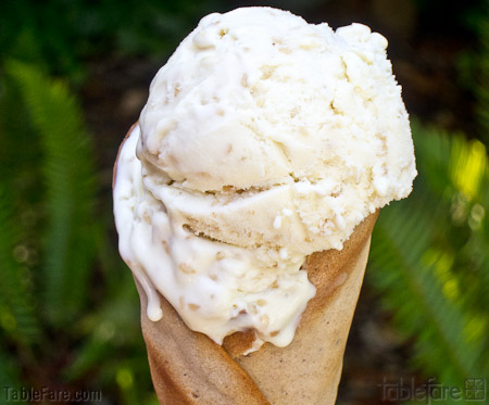 Recipe for Toasted Sesame Honey Ice Cream from TableFare