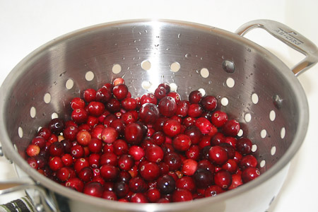 Fresh cranberries