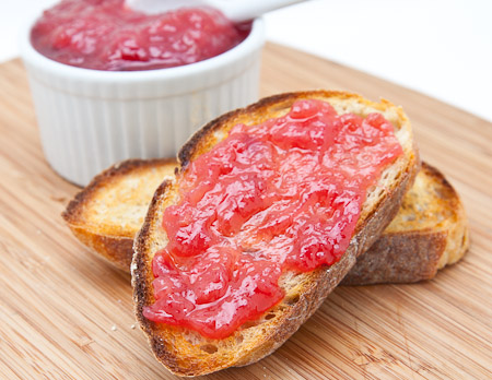 rhubarb-toast