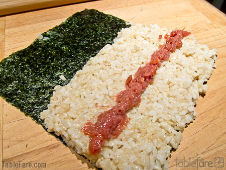 Umaboshi sushi layout